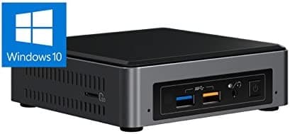 Intel NUC 7 Enthusiast, una mini PC con Windows 10, Intel Core i7,512 GB NVMe Intel 600p SSD, 16 GB de RAM, plomizo (BOXNUC7I7BNKQ)