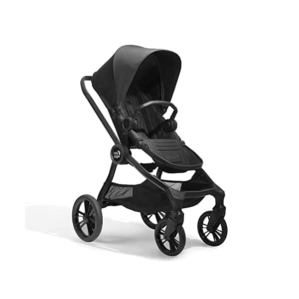Baby Jogger Cochecito City Sights - Cochecito Convertible Con Pliegue Compacto Negro Rico