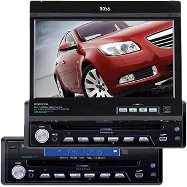 BOSS in-dash 7" DVD/MP3/CD/iPod visualización panorámica receptor con USB