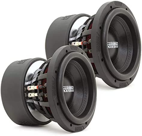 Sundown Audio Subwoofers de la serie X-8 de 800 W RMS/Subwoofer (par X-8 V.3 D4 de 8 pulgadas) X-8 Series