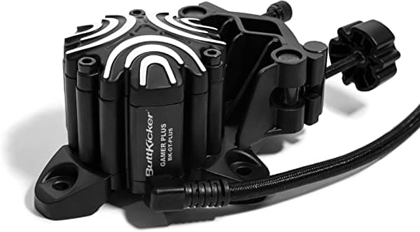 ButtKicker Gamer Plus - Transductor háptico inmersivo con amplificador de potencia de 90 vatios (BK-GR-Plus)