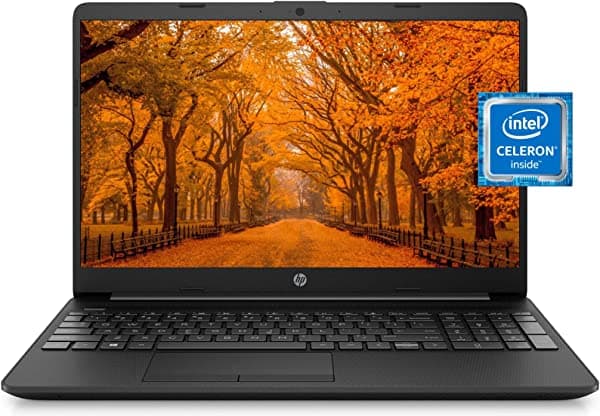 2022 - Laptop delgada y ligera HP de 15.6 pulgadas, Intel Celeron N4020 de doble núcleo (8 GB de RAM | SSD de 256 GB)