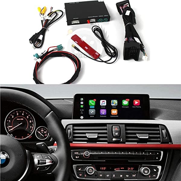PANGOLIN Wireless CarPlay para BMW Serie 1/2/3/4/5/7, X1 X3 X4 X5 X6, con sistema NBT; con interfaz de readaptación Android, función Mirror Link AirPlay iOS Wireless Carplay NBT