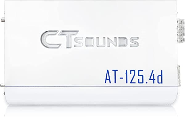 Amplificador de audio AT para automóvil, de CT Sounds, Blanco ATv2-125.4D