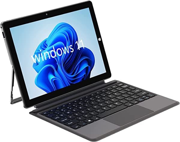 ALLDOCUBE Pantalla táctil desmontable 2 en 1, tablet de 10.5 pulgadas con teclado, Windows 11 OS, Celeron N4120, 8 GB de RAM, 128 GB SSD, pantalla IPS FHD 1920 x 1280, WiFi 2.4G+5G, Bluetooth, tipo C, HDMI iwork20 pro