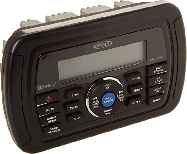 Jensen Radio Bluetooth JHD40BT (estéreo), negro