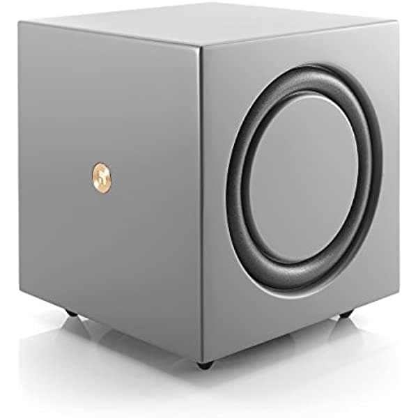 Audio Pro Addon C-SUB - Subwoofer compacto para el hogar, subwoofer inalámbrico multihabitación de 6.5 pulgadas con entrada de cable WiFi y RCA, potente altavoz de graves para subwoofers de audio de estudio y cine en casa, color gris