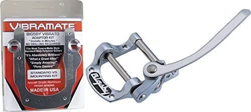Balee Vibrato - Bigsby, B5, para cuerpo sólido guitarras de aluminio con Matching vibramate P-GB5-A—P-GV5-A