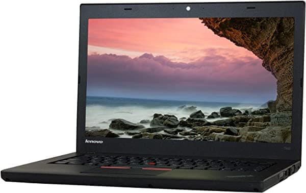 Amazon Renewed Lenovo ThinkPad T450 14" Notebook Core i5-5300U 2.3GHz, 8GB Ram, 480 GB SSD, Windows 10 Pro 64 bits (reacondicionado)