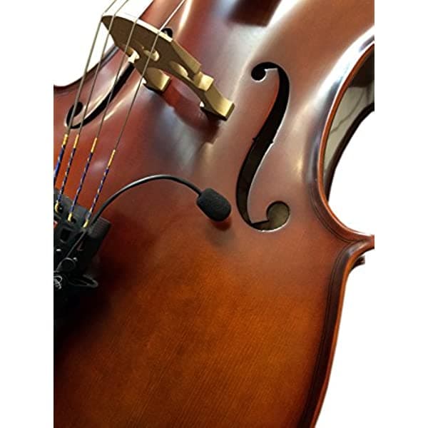 "El Feather" Cello Pickup con cuello flexible micro-goose by Myers Pastillas ~ See it en acción. Copiar y pegar: myerspickups. com