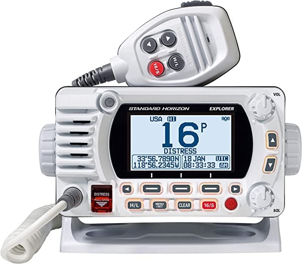 Standard Horizon Explorer Gx1800 - Radio (montaje fijo, clase D, Dsc VHF) GX1800W