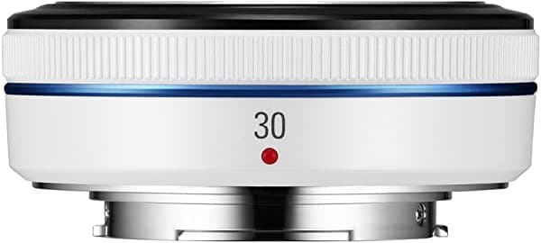 Samsung NX 30 mm F2.0 Pancake Blanco EX-S30ANW/US