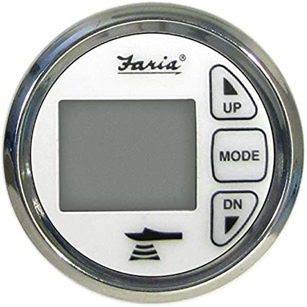 Faria Marine Instruments 003-5000-7 13852 Faria Chesapeake Sonido de profundidad de 2.0 in
