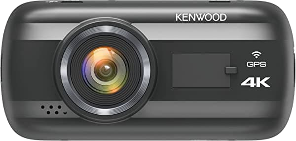 Kenwood DRV-A601W 4K Ultra Dash Cam con GPS integrado, G-Shock y pantalla de 3 pulgadas