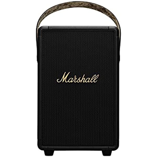 Marshall Altavoz Bluetooth Tufton, negro y latón 1006118