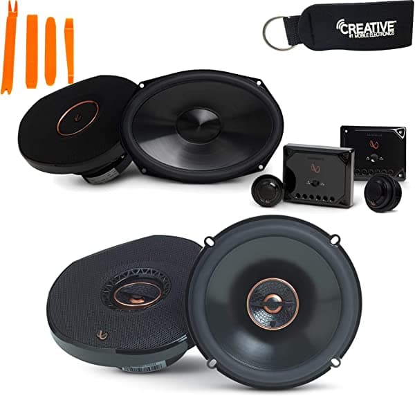 Infinity Reference - REF-9630CX 6x9 Sistema de componentes de 2 vías y REF-6532IX 6.5" 2-Way Car Audio Altavoces Paquete INFBDL190117-19