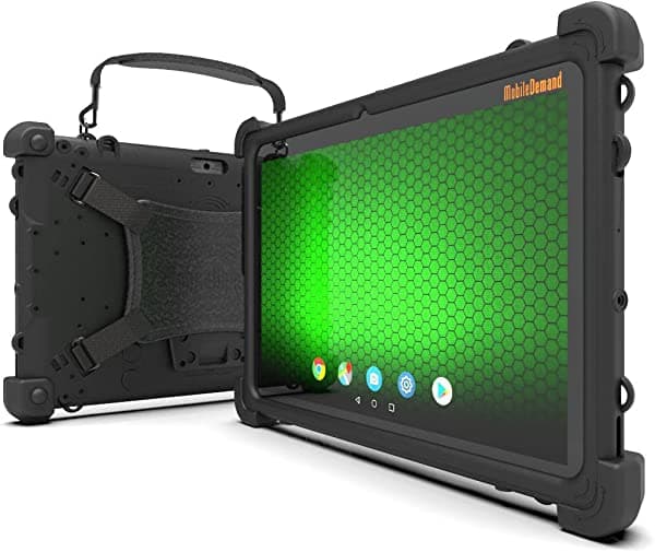 MobileDemand Flex 10A Android 9.0 Pie Tablet resistente con pantalla táctil, ultra ligera, pantalla de 10.1 pulgadas, certificado GMS, batería de 6000 mAH, cuatro núcleos, trabajo de campo móvil empresarial, tableta resistente FLEX10AND-NK-AMZ