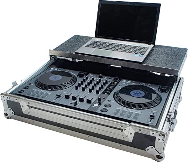 Harmony HCDDJFLX6WLT - Bandeja para laptop Flight Glide para DJ, funda personalizada Pioneer DDJ-FLX6