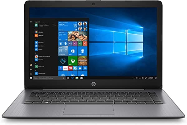 HP Stream 14 Laptop 14", Intel Celeron N4000, Intel UHD Graphics 600, 4GB SDRAM, 32GB eMMC, Office 365 1-yr, Brilliant Black, 14-cb164wm 6SH07UA