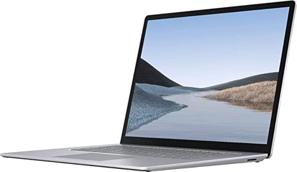 Amazon Renewed Microsoft Surface Laptop 3 de 15 pulgadas, pantalla táctil, AMD Ryzen 5, 8 GB RAM, 128 GB, Windows 10 (Reacondicionado) ‎V4G-00001