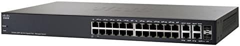 Conmutador administrado PoE+ del gigabit de 28 puertos de Cisco (SG300-28PP-K9-NA)