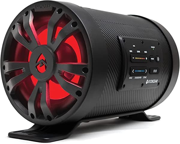 ECOXGEAR SoundExtreme ES08 - Subwoofer impermeable de 8 pulgadas con amplificador integrado de 500 vatios GDI-EXESW801
