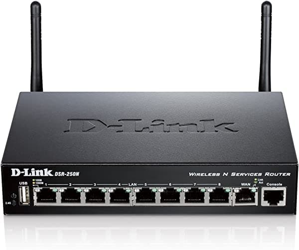 D-Link DSR-250N Enrutador inalámbrico de servicios unificados N