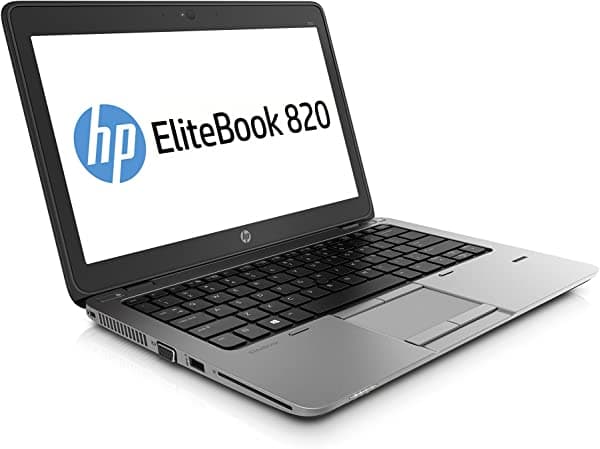 Amazon Renewed HP EliteBook 820 G1 notebook de 12.5 pulgadas, Intel Core i7-4600U 2.1GHz, 8GB RAM, 256GB disco sólido, Windows 10 Pro 64Bit (reacondicionado)