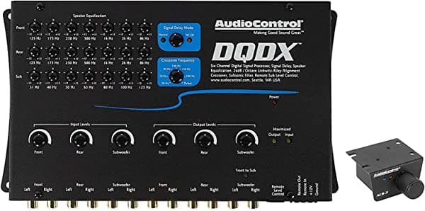 AudioControl Procesador de señal digital de rendimiento de 6 canales DQDX negro