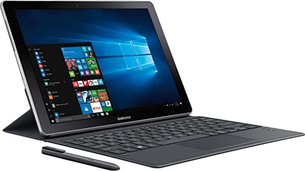 Amazon Renewed Samsung Galaxy Book 12 pulgadas 2 en 1 PC (plata) Windows 10 Home - SM-W720NZKBXAR (reacondicionado) ‎SASM-W720NZKBXAR