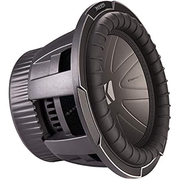 Kicker 42CWQ104 Subwoofer CompQ de 10 pulgadas con bobinas de voz dobles de 4 ohmios