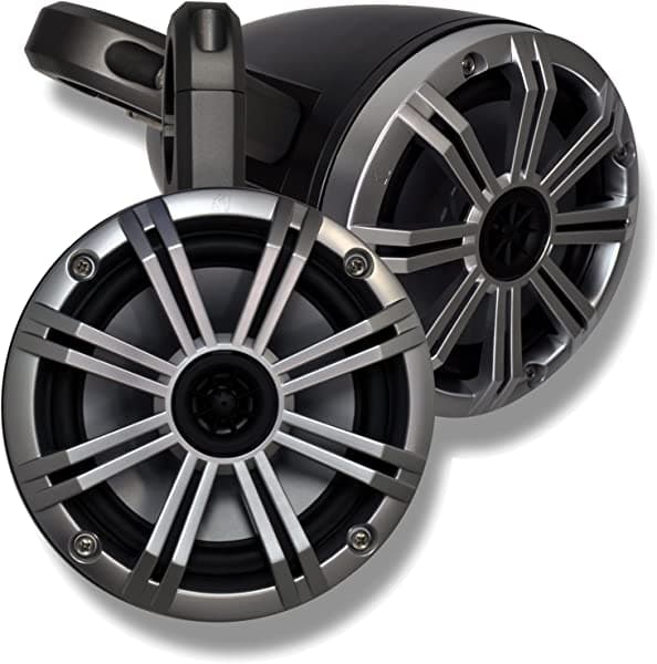 KICKER Sistema de torre Black Wake Silver 6.5 pulgadas (par) 41BKM614S+12KMTES