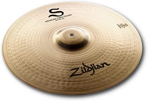 Zildjian - Cilindro de choque mediano delgado (16.0 in), Natural, 18" ZIL S18MTC