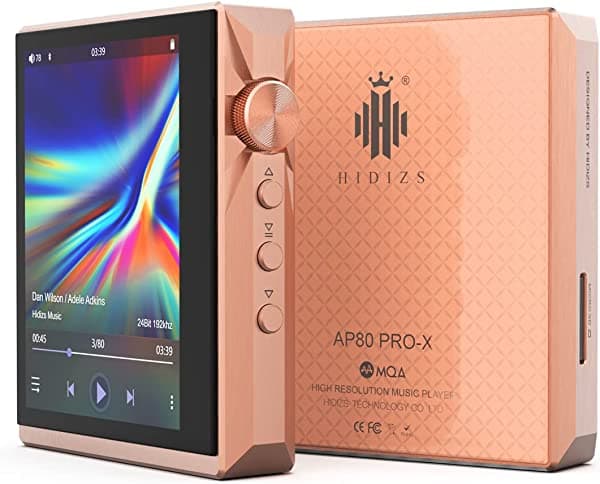 Hidizs AP80 PRO-X Red Copper Limited Edition Portable Balanced Lossless MQA Bluetooth Music Player Collectible Hi-Res Audio DAP (Red Copper) AP80 PRO-X RC