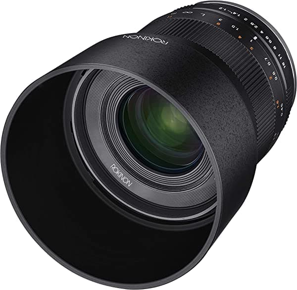 Rokinon Lente gran angular F1.2 de alta velocidad de 1.378 in para Sony E-Mount - Negro - Sony E RK3512-E