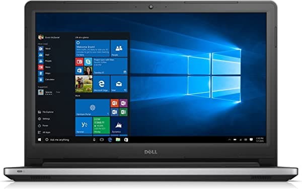 Computadora portátil Inspiron 15, serie 5000, de 15.6 pulgadas, de Dell, Plateado Mate i5559-3347SLV