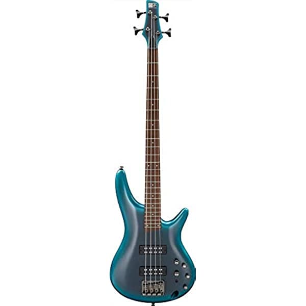 Ibanez SR Estándar SR300E Bajo Eléctrico, Diapasón de Jatoba, Cerulean Aura Burst SR300E-CUB