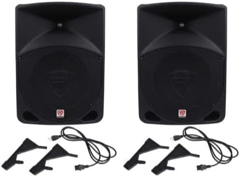 Par Rockville Power Gig RPG10 10" Powered Active 1200 W 2-Way DJ PA Altavoces 2RPG10