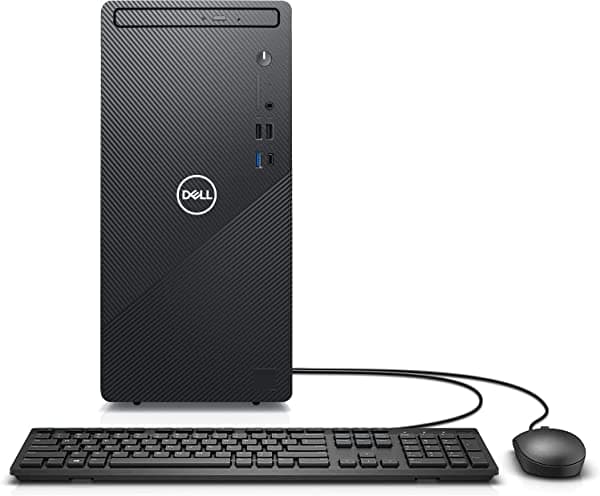 PC de escritorio Dell Inspiron 3891, Intel Core i3-10105, 16 GB de RAM, 1 TB HDD, WiFi 6, Bluetooth, HDMI, DVD-RW, teclado y ratón con cable, Win 11 Home