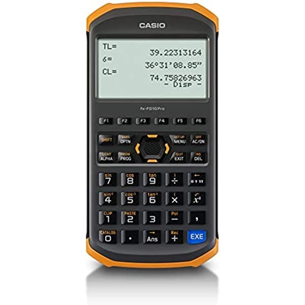 Casio Civil Surveying de ingeniería especializada Calculadora fx-fd10 Pro