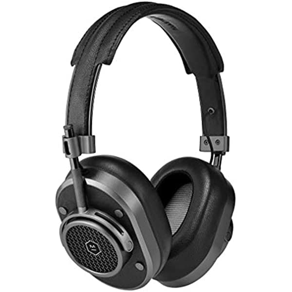 Master & Dynamic MH40 - Auriculares inalámbricos con aislamiento de ruido con micrófono, auriculares de estudio profesionales con capacidad Bluetooth MH40G1-W