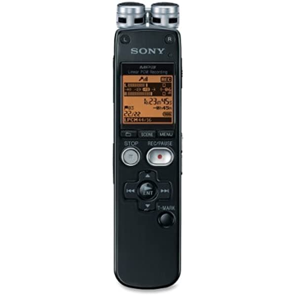 Sony ICD-SX712D Grabadora de voz digital Flash incluye software de voz a impresión de Dragon