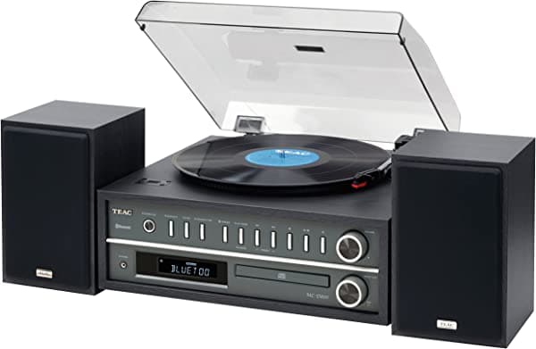 Hi-Fi Heaven Teac MCD800B - Placa giratoria (20 W, tecnología AM/FM/CD/inalámbrica), color negro
