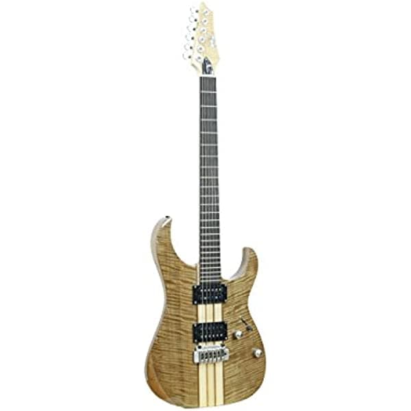 IYV Guitarra eléctrica de cuerpo sólido ISSY-200NA Strat de 6 cuerdas, natural