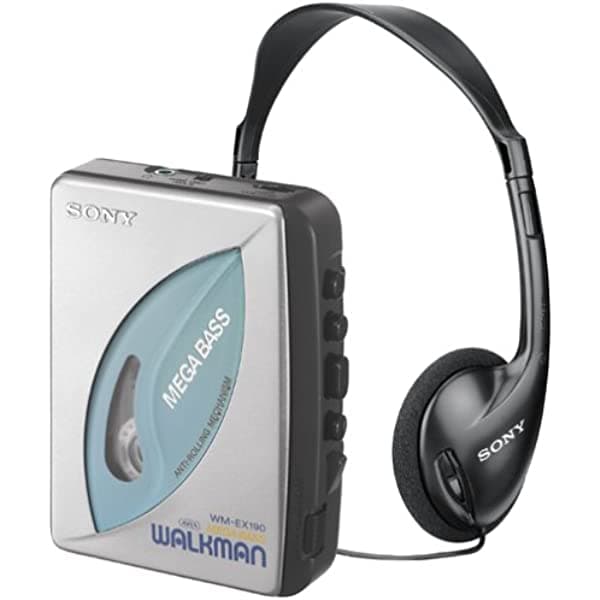 Sony WM-EX190 Walkman reproductor de casete estéreo con mecanismo antienrollamiento