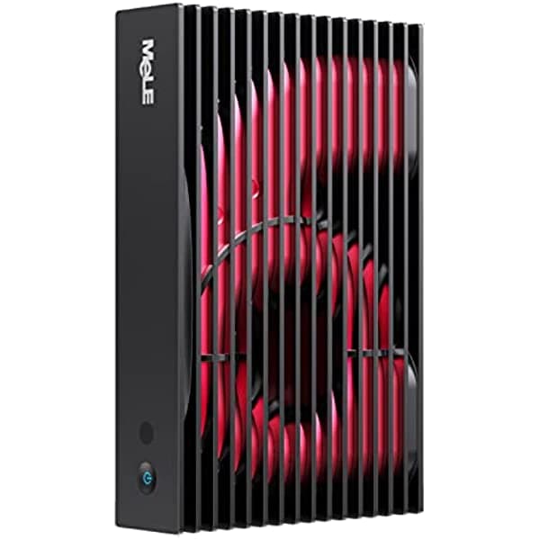 MeLE PCG35 Mini PC sin ventilador Win10 Pro 8 GB DDR4 128 GB Celeron J4125 Silent Mini Computer Desktop Support Win11 M.2 NVMe SATA 2280 SSD 2.5 pulgadas HDD PXE Ethernet USB 3.0 Triple Display 4K HDMI 1080p VGA PCG35-J4125-8GB-128GB