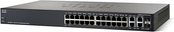 Conmutador Administrado Cisco Sf300-24 De 24 Puertos 10/100 Con Enlaces Ascendentes Gigabit (Srw224G4-K9-Na)