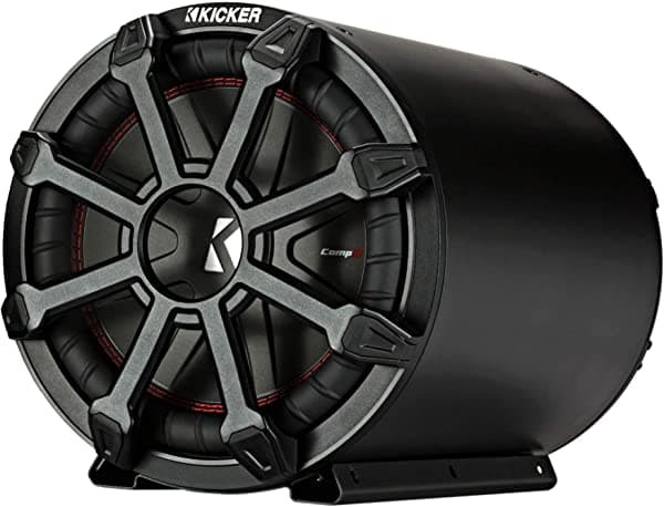 Kicker Subwoofer de tubo cerrado de 10 pulgadas de 800 vatios máximo de 2 ohmios, color negro CWTB102 (45CWTB102)