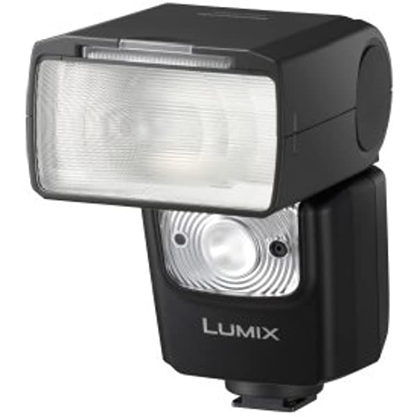 Panasonic LUMIX - Flash híbrido, GN58, LED de video, cabezal giratorio y rebote, TTL inalámbrico, DMW-FL580L