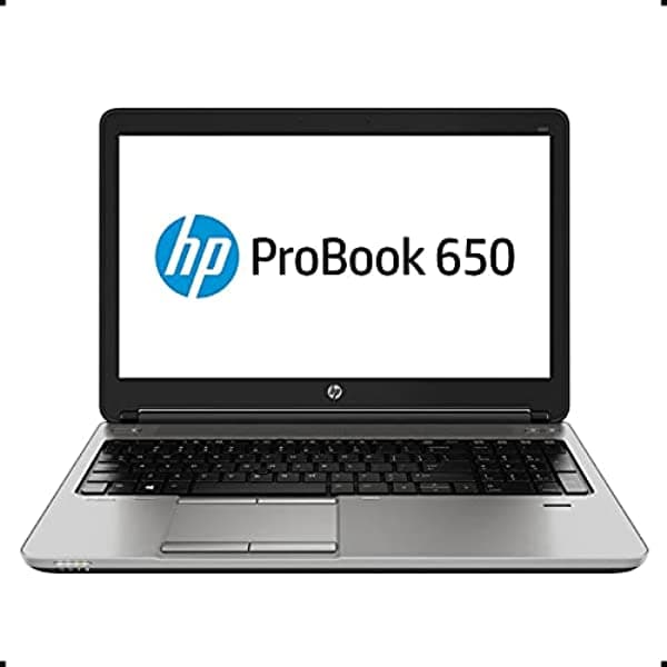 HP 650 G1 de 15,6 pulgadas, Intel Core i5-4200M 2,5 GHz, 8 GB Ram, 500 GB disco duro, DVD, Windows 10 Pro 64 bits (reacondicionado)